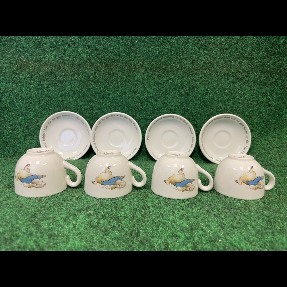 RARE Vintage Tea Set - Original Wedgewood Peter Rabbit Tea Set 12 pieces - Picture 4 of 13